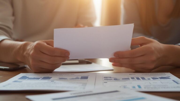 Parent reviewing paperwork and insurance documents while learning about ABA therapy insurance coverage and autism insurance coverage options.