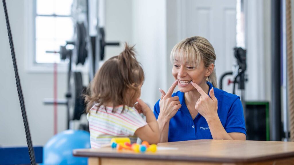 Young kid in therapy session